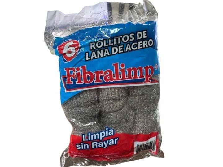 LANA DE ACERO FIBRALIMP ROLLO X 6 (12)