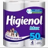 PAPEL HIGIENOL MAX 4 X 50MTS (12)