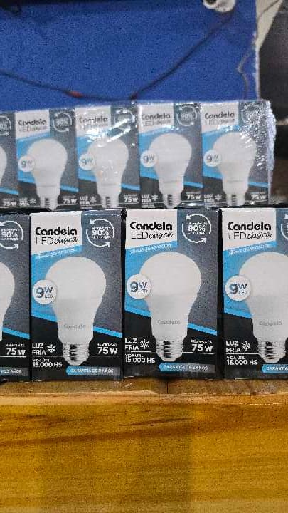 FOCO LED 9 y 10 w FRIA CANDELA