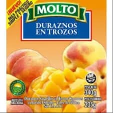 DURAZNO TROZO MOLTO X 340 GR