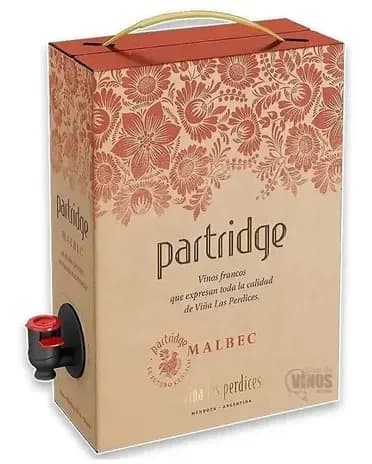 VINO PARTRIDGE CAJA X 3 LT MALBEC