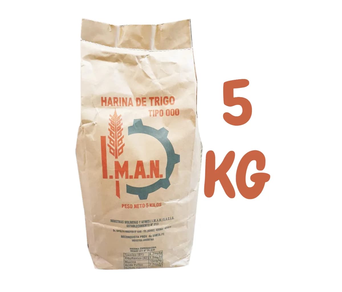 HARINA 3/0 IMAN X 5 KG