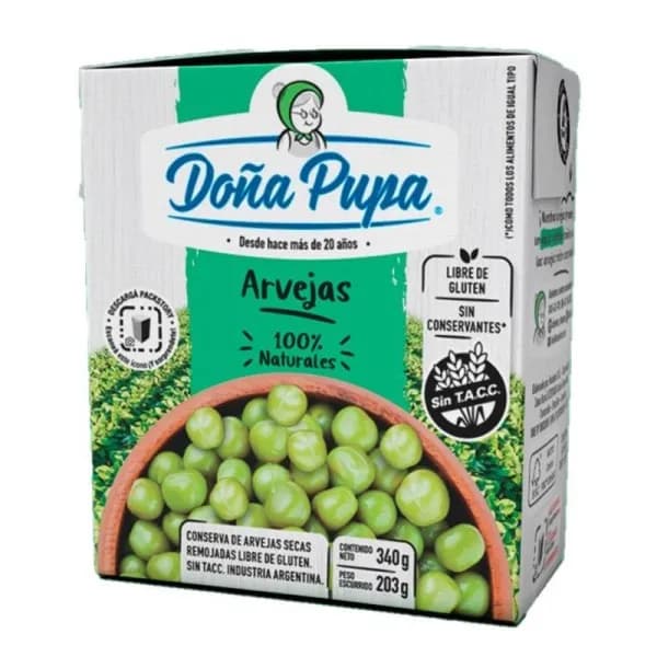 ARVEJA DOÑA PUPA 340 GR