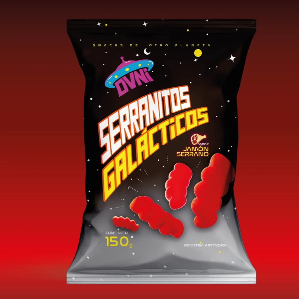 SERRANITOS GALACTICOS X 150 GR ovni