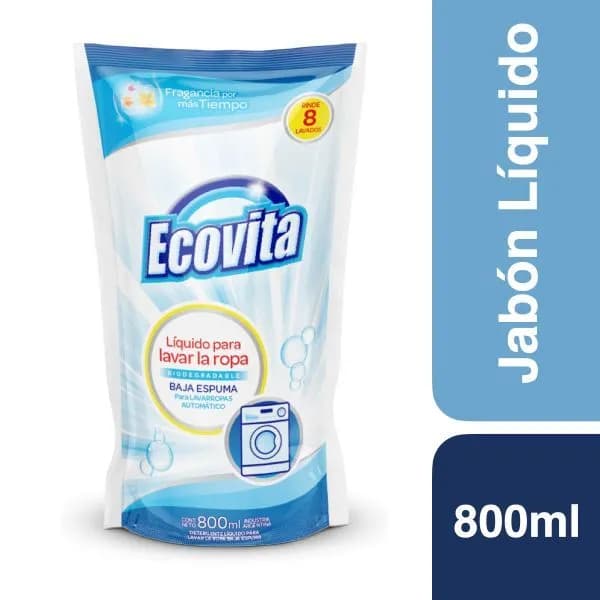 ECOVITA D/PACK X 800CC JABON LIQUIDO
