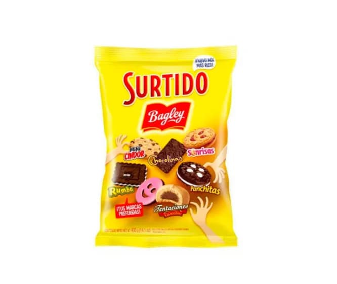 GALL. SURTIDO BAGLEY X 400 G ARCOR