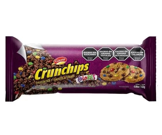 GAONA CRUNCHIPS COLORES 35 X 132 GRS