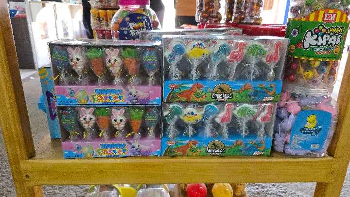CHUPETIN CONEJO Y DINO X 30