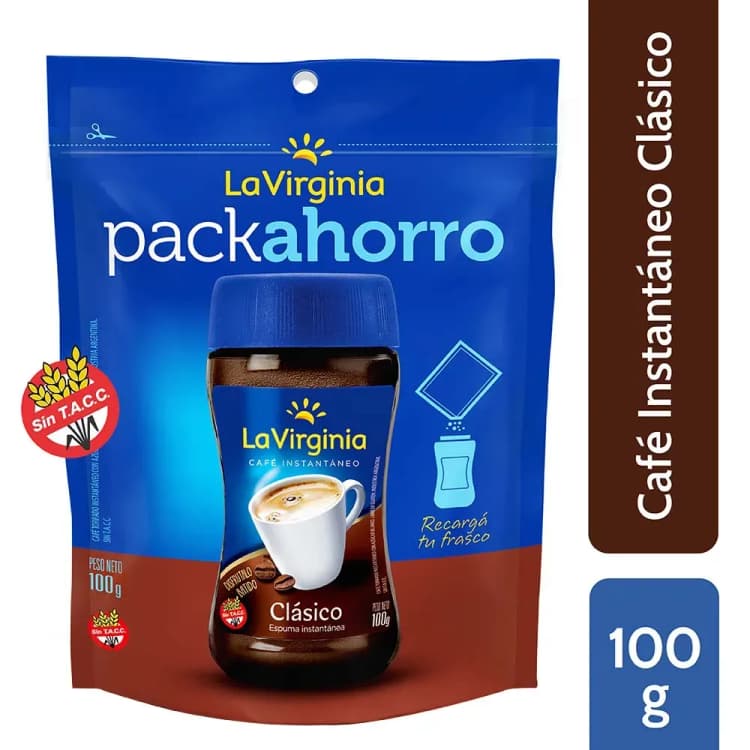 CAFE INST LV X 100 G DOY PAK