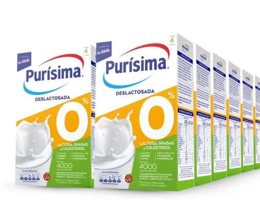 LECHE PURISIMA DESLACTOSADA X 400 G