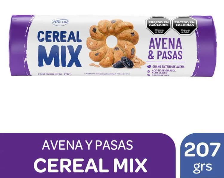 GALL CEREAL MIX AVE Y PASAS 207G