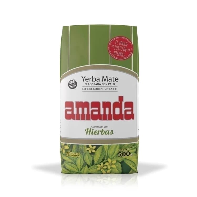 YERBA AMANDA VERDE COMPUESTA X 500 GR
