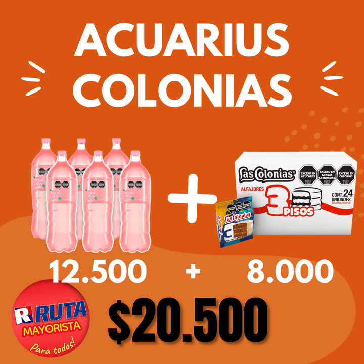 ACUAR P.R + LAS COLO BCO COMBO