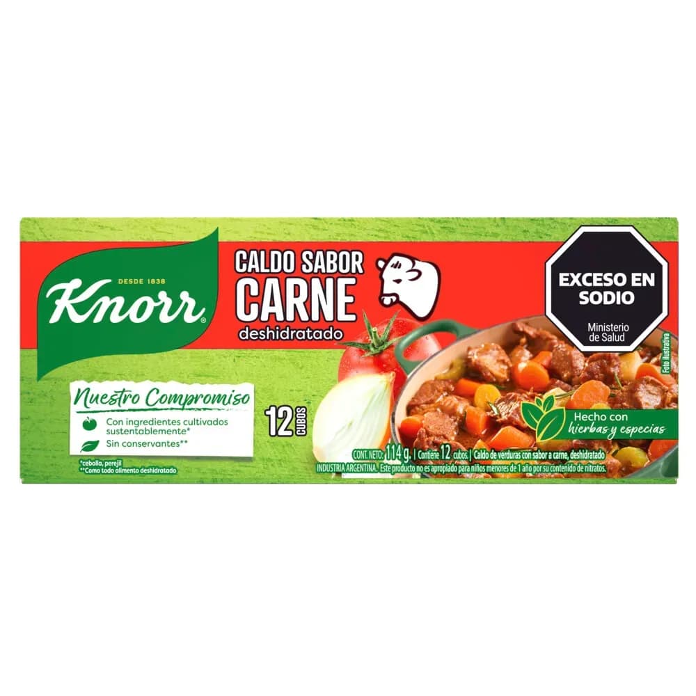 CALDO KNORR CARNEX 12 UN.