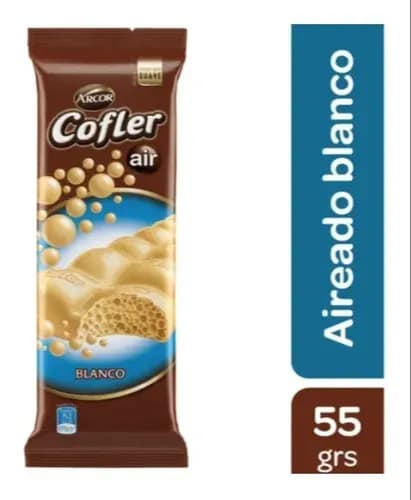 COFLER AIR BCO X 55 GR CHOCO ARCOR