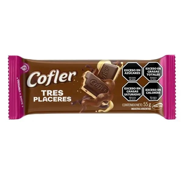 COFLER 3 PLACERES X 55 GR CHOCO ARCOR