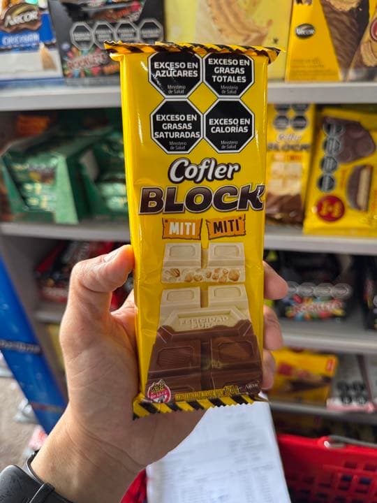 COFLER BLOCK NEG/BLA X 170 GR CHOCO ARCOR