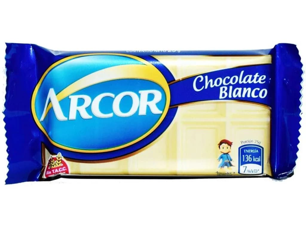 CHOCOLATIN BLANCO X 25 G ARCOR