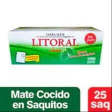 MATE COCIDO LITORAL X 25 SAQUITOS LV