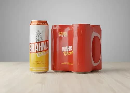 BRAHMA LATON 4X710C CERVE LATAS