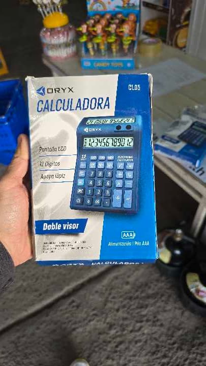 CALCULADORA DOBLE VISOR