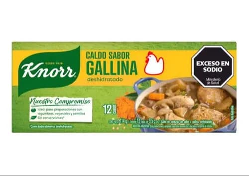 CALDO KNORR GALLIN X 12 UN.