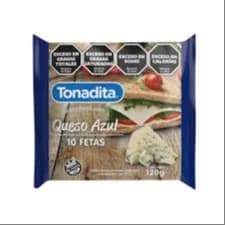 QUESO FETAS AZUL 120 GS TONADITA