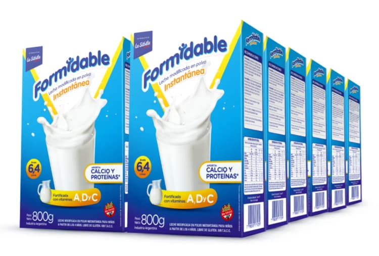 LECHE FORMIDABLE X 800 G