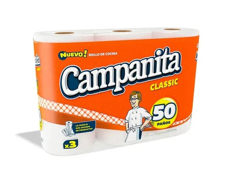 ROLLO COC CAMPANITA 3 X 50 MTS