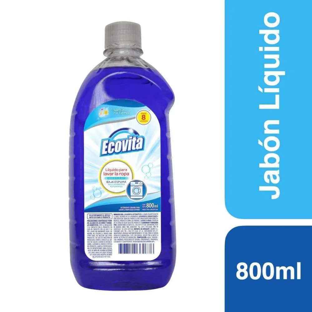 ECOVITA BOT X 800CC J.L. JABON LIQUIDO