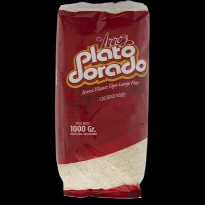 ARROZ PLATO DORADO X 1KG DANUBIO