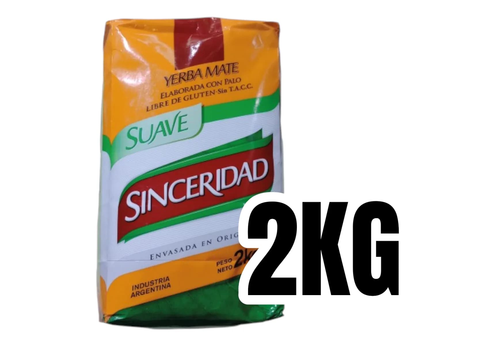YERBA SINCERIDAD SUAVE X 2K (AGUANTADORA)
