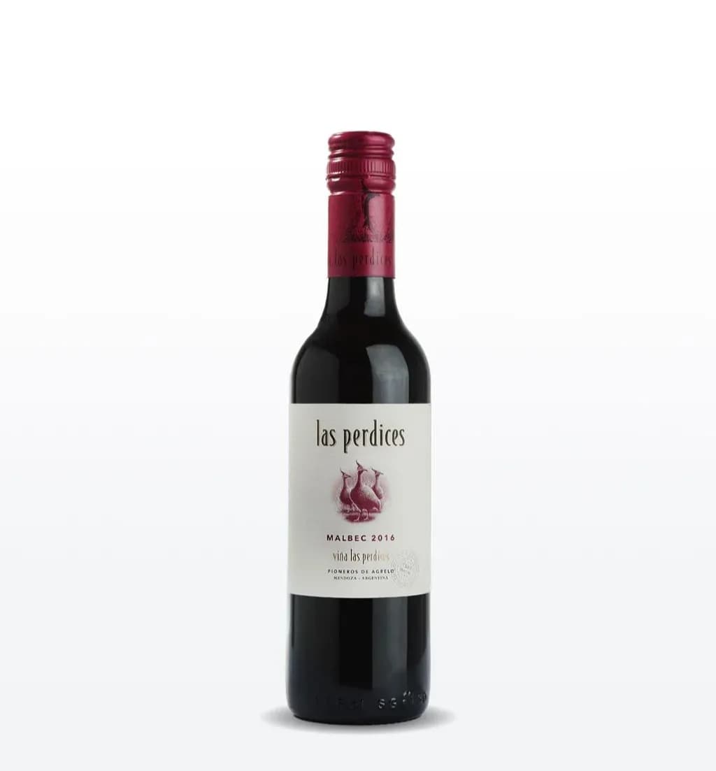 VINO LAS PERDICES MALBEC X 375CC BOTELLITA