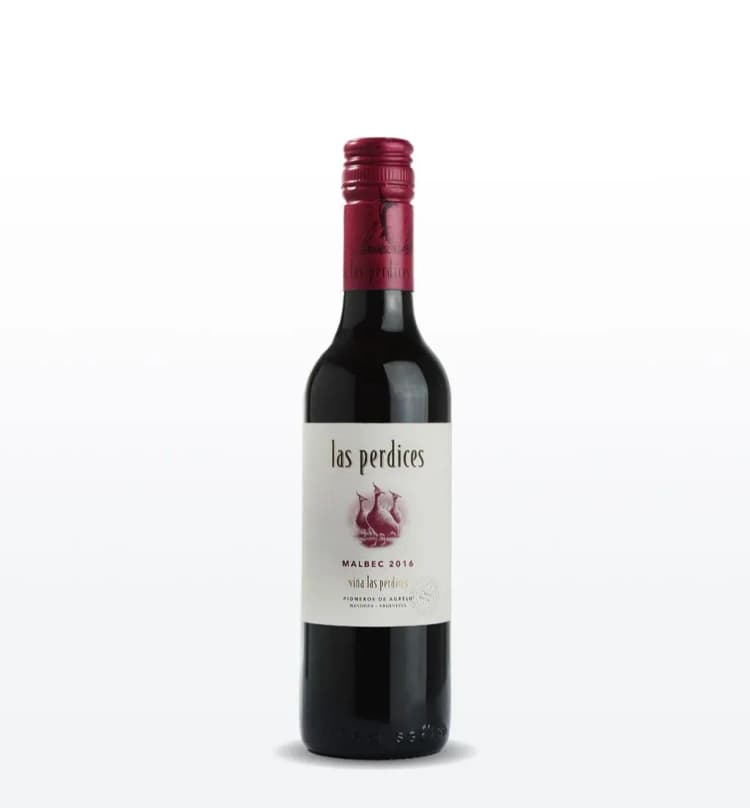VINO LAS PERDICES MALBEC X 375CC BOTELLITA