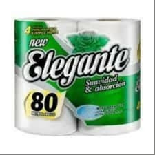 PAPEL HIG ELEGANTE 4X80 VERDE (12)