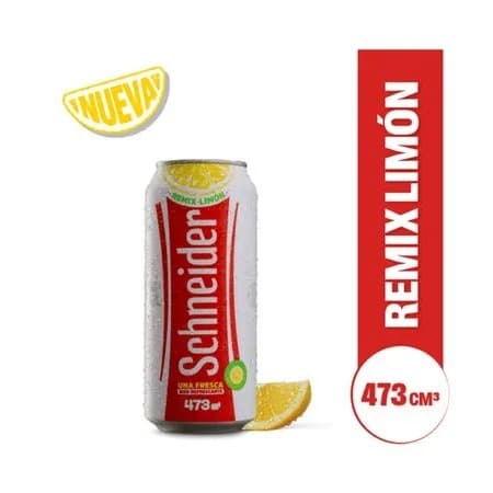 SCHNEIDER LIMON X 6 LATAS CERVE