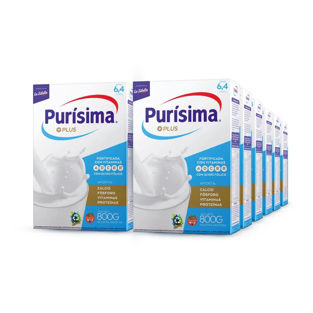 LECHE PURISIMA PLUS 800 G