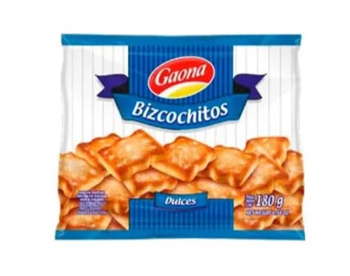 GAONA BIZCOCHO AZUC 24X180 G