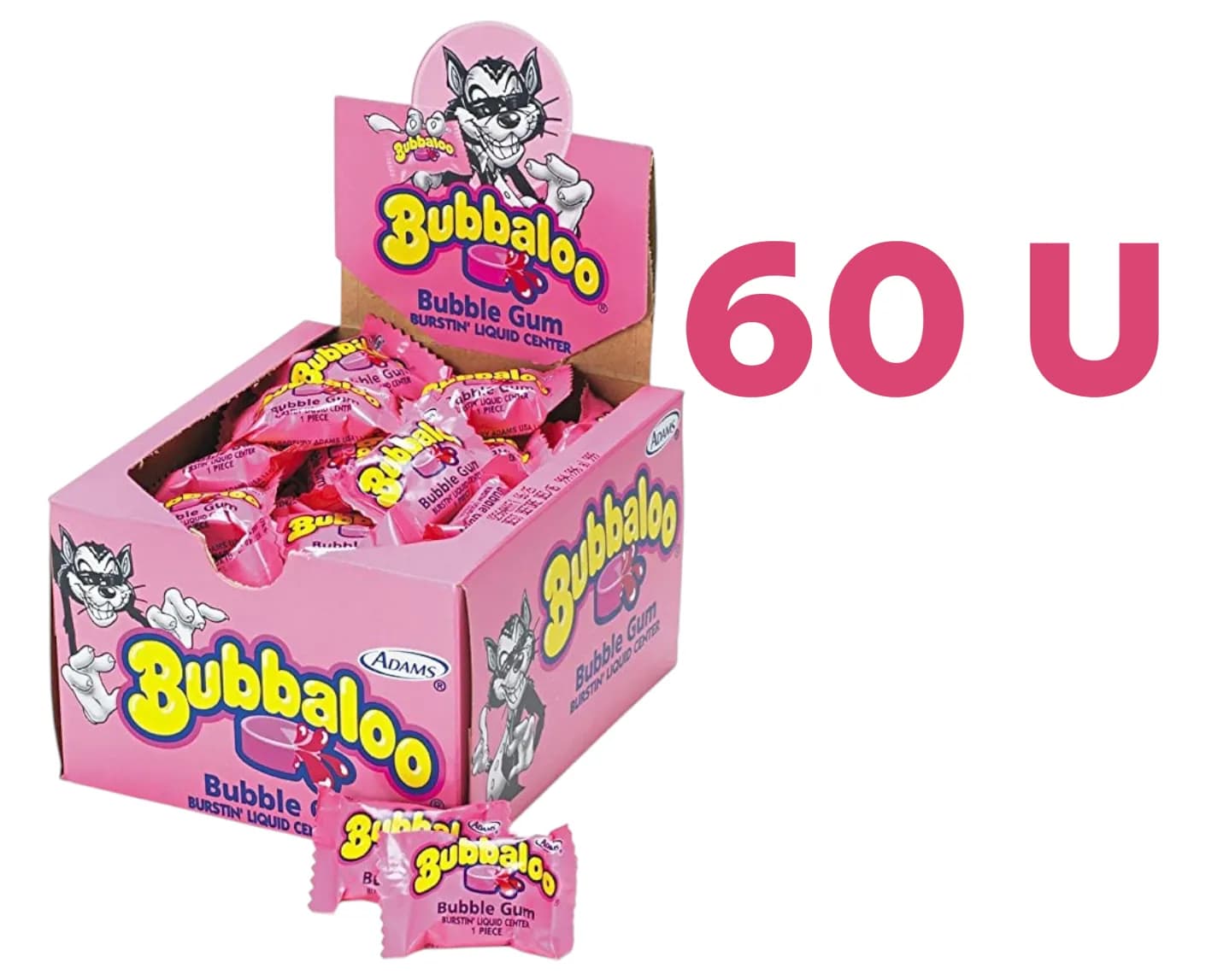 CHICLE BUBBALOO TUTTI X 60 UNI