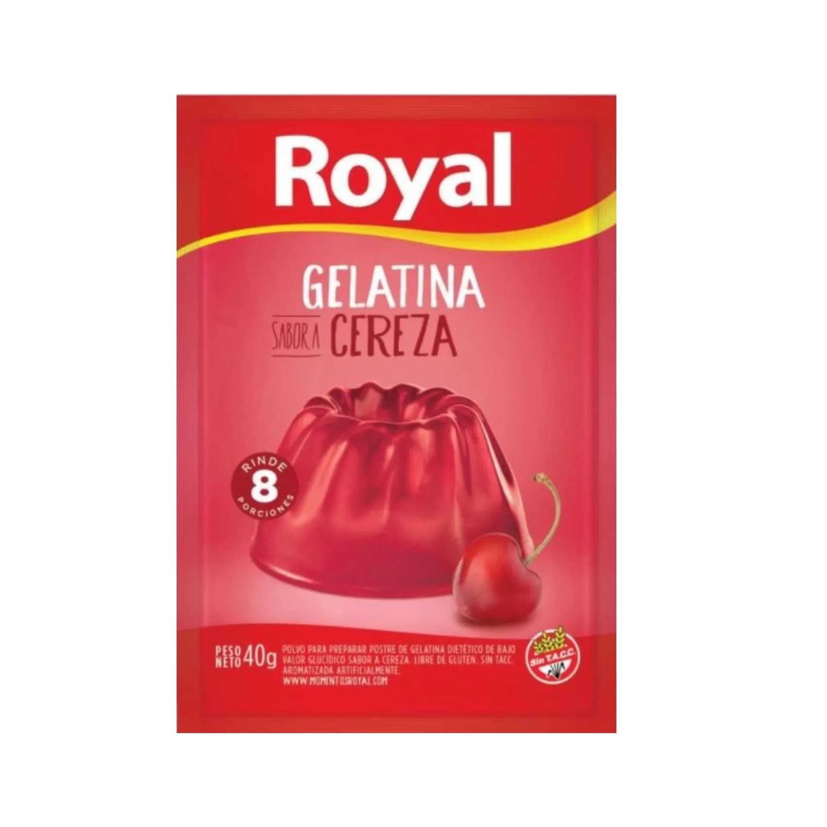 GELATINA CEREZA SOBRE 25G ROYAL (8)