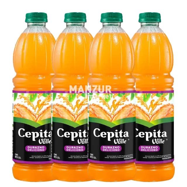 CEPITA DURAZ 4X1.5L JUGO COCA