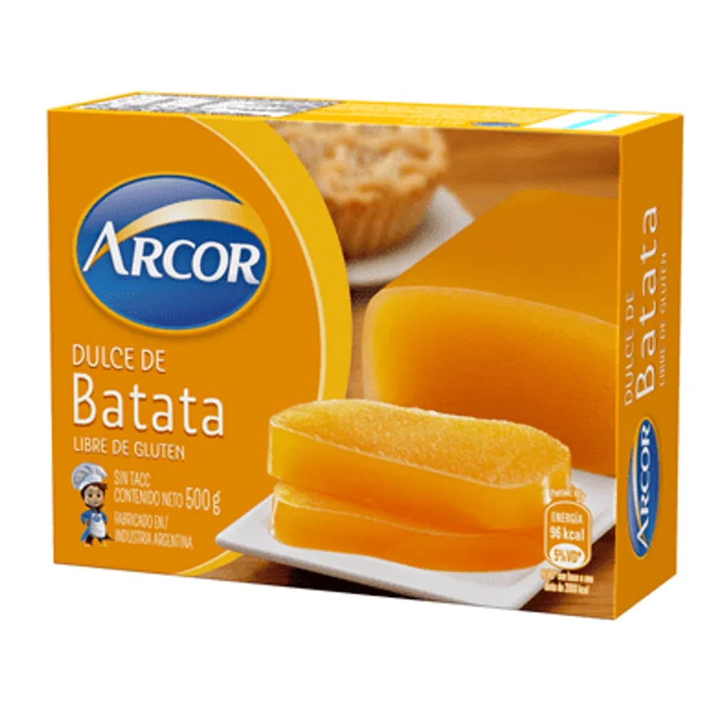 DULCE BATATA VAINILLA 500GS ARCOR ESTUCHE