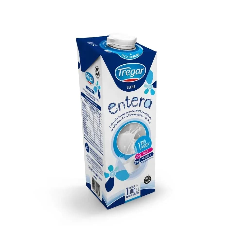 LECHE TREGAR L.V. ENTERA X 1 LT