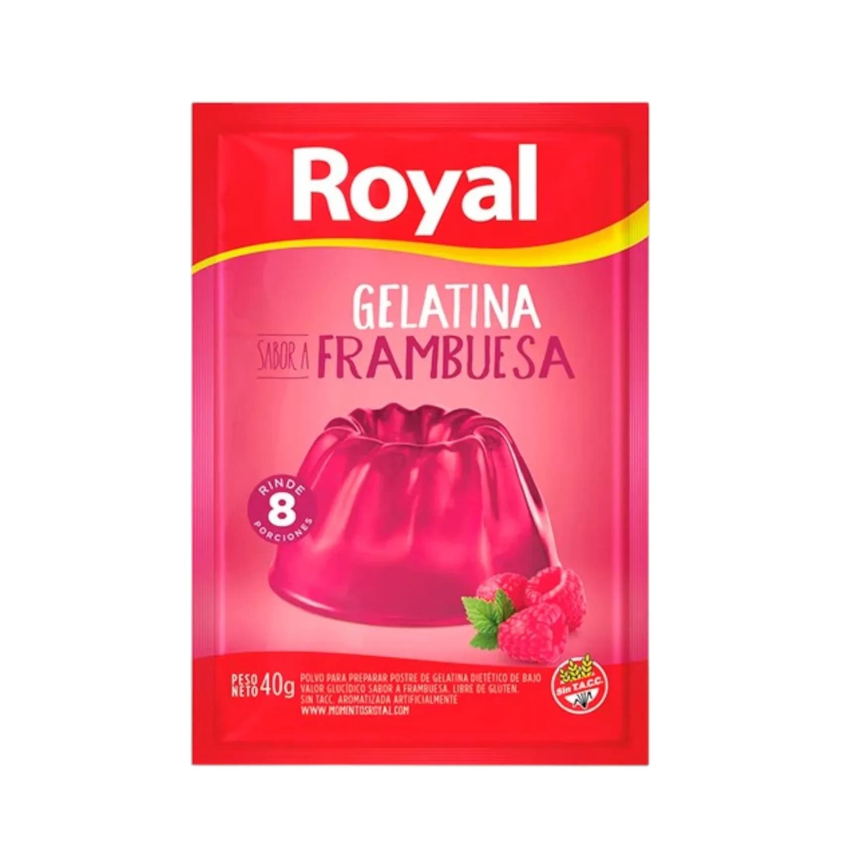 GELATINA FRAMBUESA SOBRE 25G ROYAL (8)