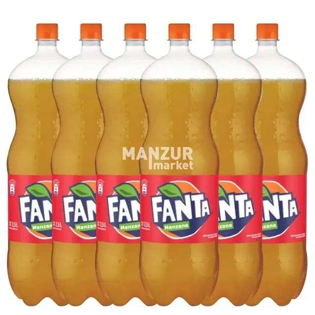 FANTA MANZANA 6X2.5L (COCA)