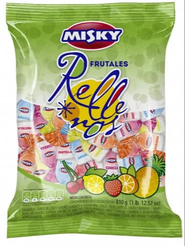 CARAM FRUTALES MISKY RELL SURTIDOS X800